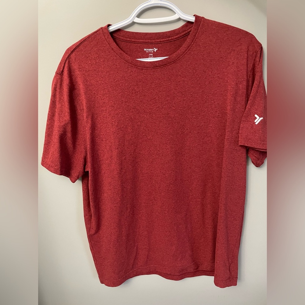 Men’s L/G Red Old Navy Active Tee
